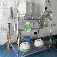 厨房空间优化利器 Hkj C059多功能置物架，收纳与沥水一步到位