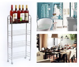 厨房空间高效利用 欧润哲四层多功能收纳架评测